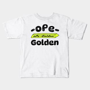 oPe Golden Kids T-Shirt